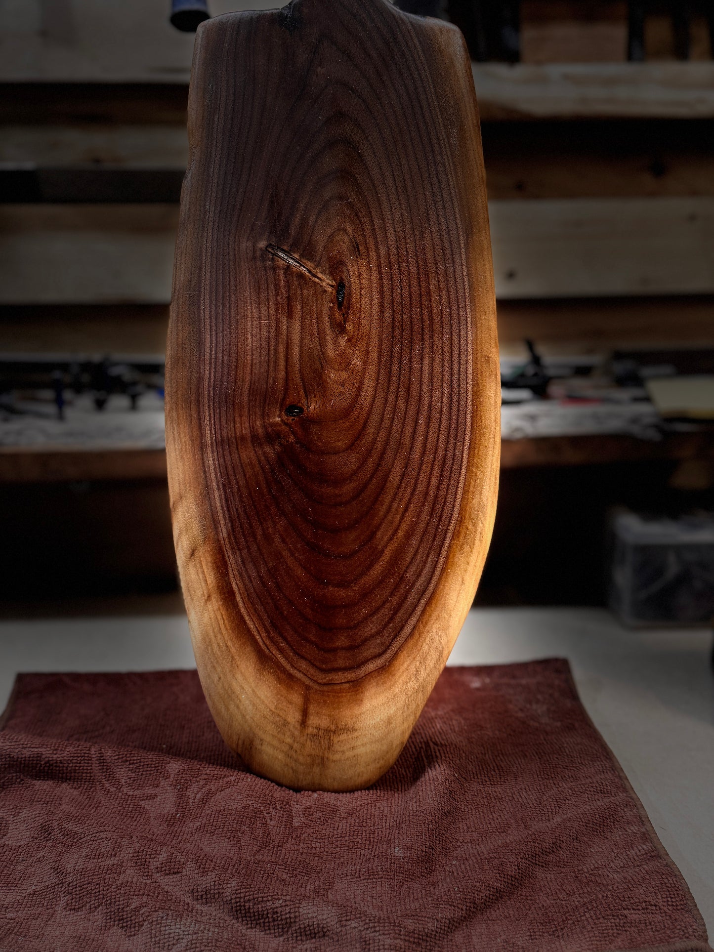 Rustic Live Edge Walnut Charcuterie Board – Natural Elegance