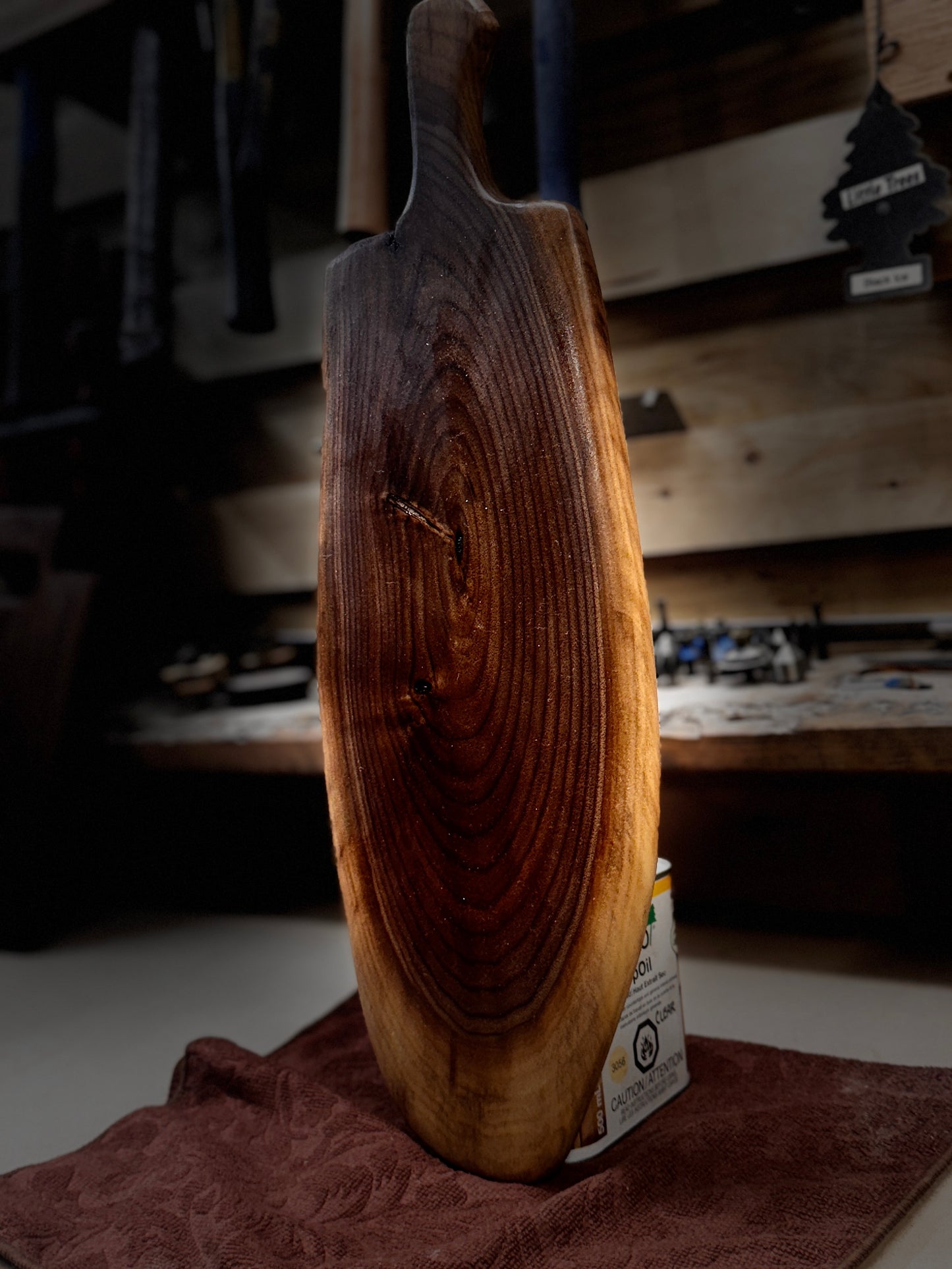Rustic Live Edge Walnut Charcuterie Board – Natural Elegance